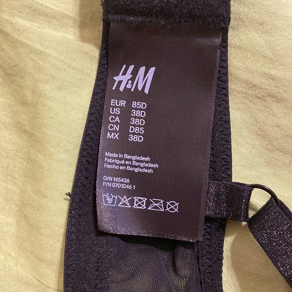 H&M black lace bra - Picture 2 of 3